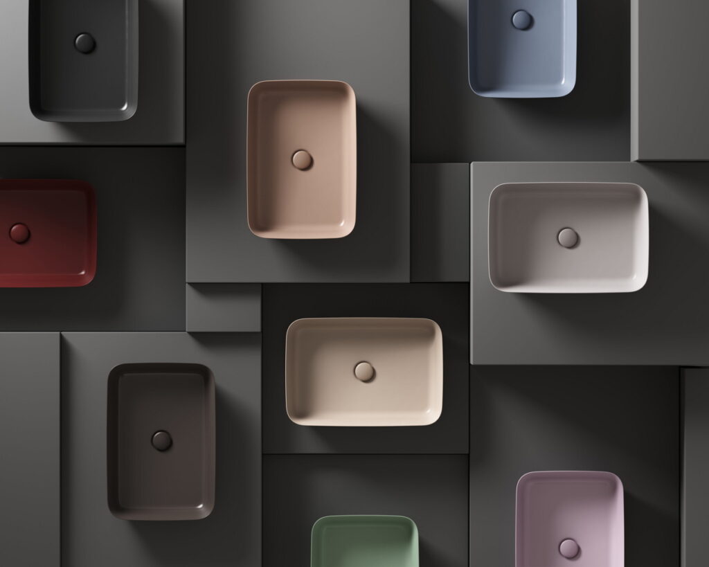 Ideal Standard wastafels in verschillende kleuren