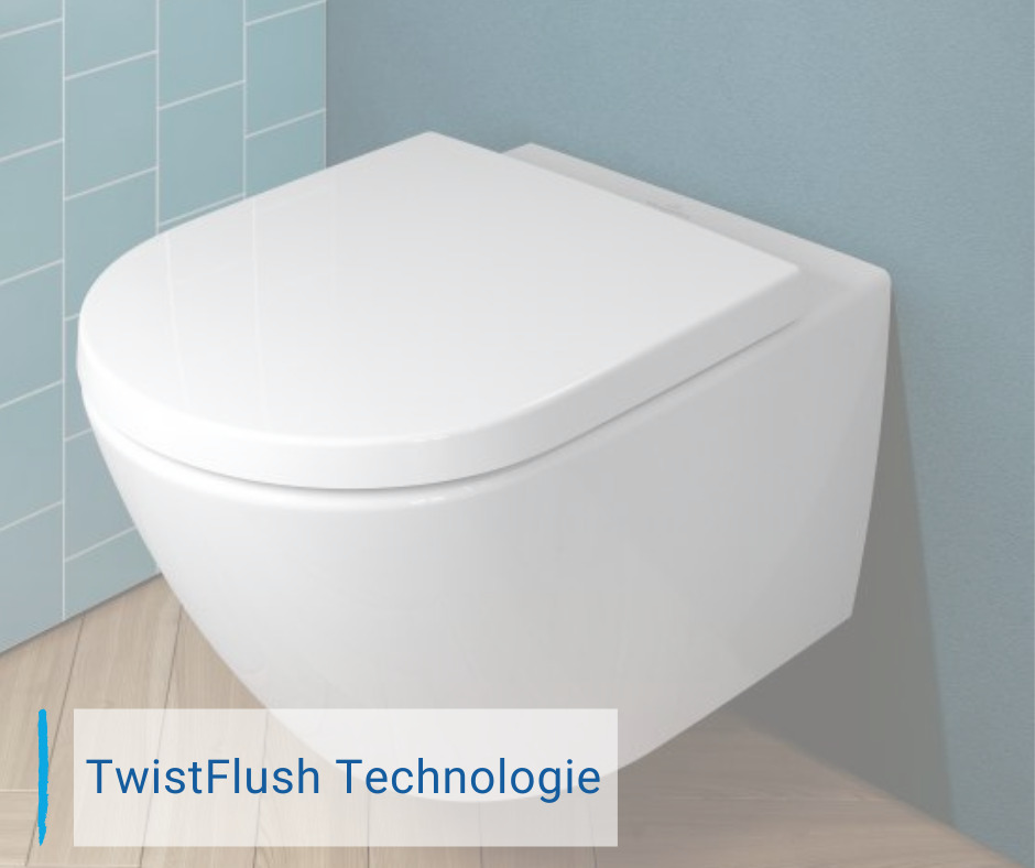 Toilet met TwistFlush Technologie