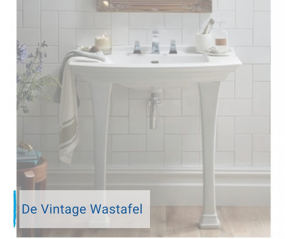 Zweet niemand verkoudheid De vintage wastafel - Badkamer Inspiratie