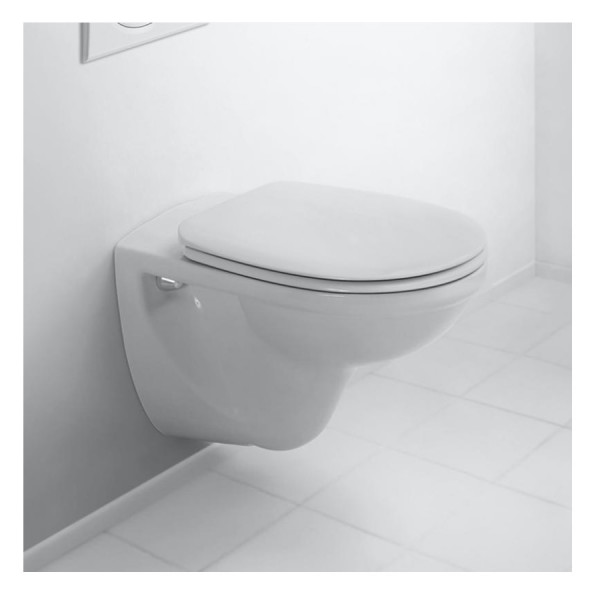Duravit Hangend Toilet D-Code  Basic Hygiënisch Glazuur Wit