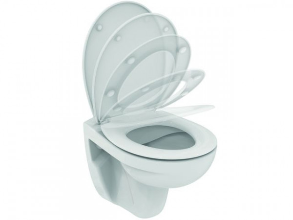 Ideal Standard Hangend Toilet EUROVIT Zacht Sluiten Holle bodem Randloos 355x520x350mm Wit