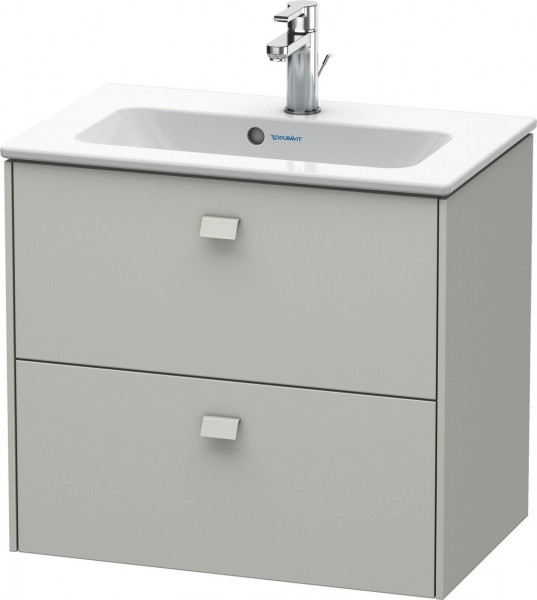 Wastafel Onderkast Duravit Brioso Compact, 2 laden, voor Lav. ME 620mm Betongrijs mat BR411000707