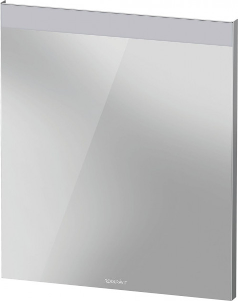 Badkamerspiegel Met Verlichting Duravit Licht bovenaan 600x700mm Wit aluminium LM7835000000000