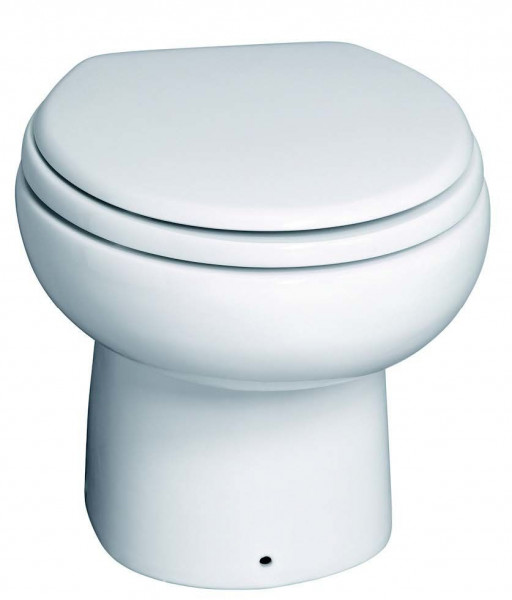 SFA Duoblok Toilet SANIMARIN Comfort met geïntegreerd liftsysteem, voor boot, 12V 430mm Wit SN31C12