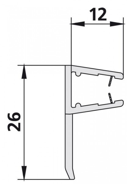 Kermi ATEA Verticale afdichtingspakking (6025181)