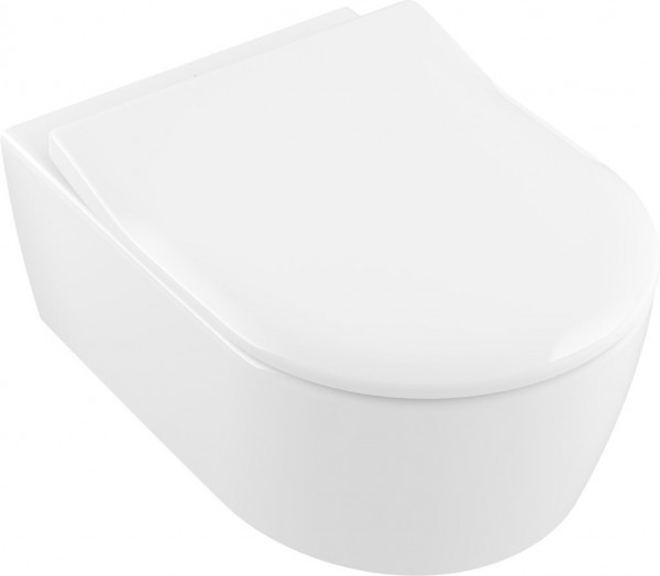 Villeroy en Boch Hangend Toilet Avento Wit Randloos Toiletbril Soft Close Slimseat Quick Release