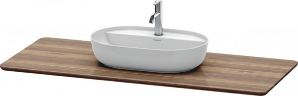 Wastafelblad Duravit Luv Massief hout 1388x595mm Amerikaans noten Mat LU946107777