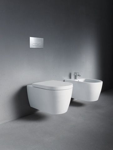 Hangend Toilet Duravit ME by Starck 370x355mm Zijde mat wit/Wit