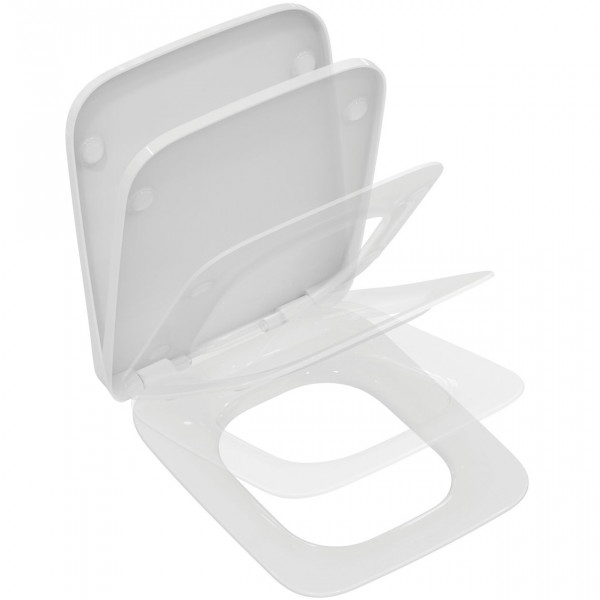 Ideal Standard Vierkante WC Bril STRADA II Wit Met Softclose