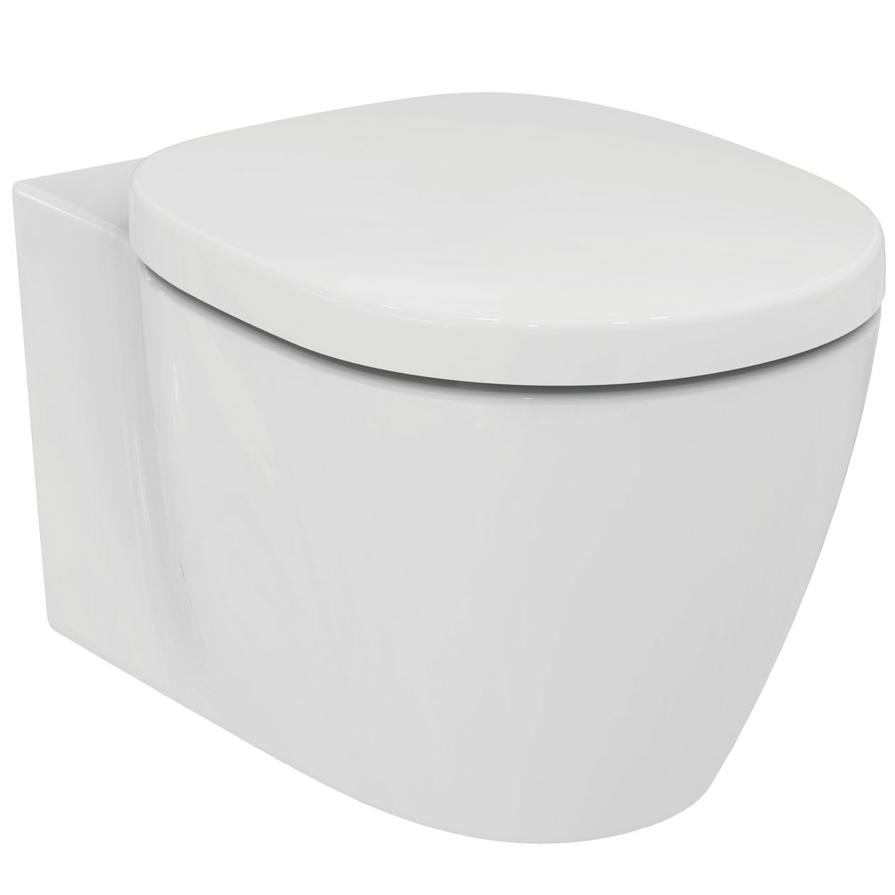 Wordt erger bros Per Ideal Standard Ronde WC Bril Connect Seat voor Toilet 365x430x45mm |  SuperBath