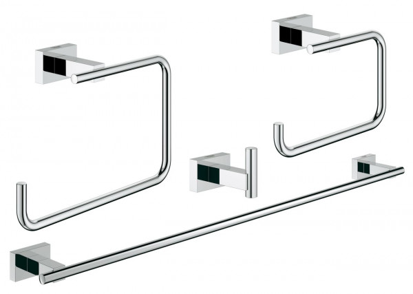 Grohe Badkamer accessoires set Essentials Cube 4 in 1 40778001