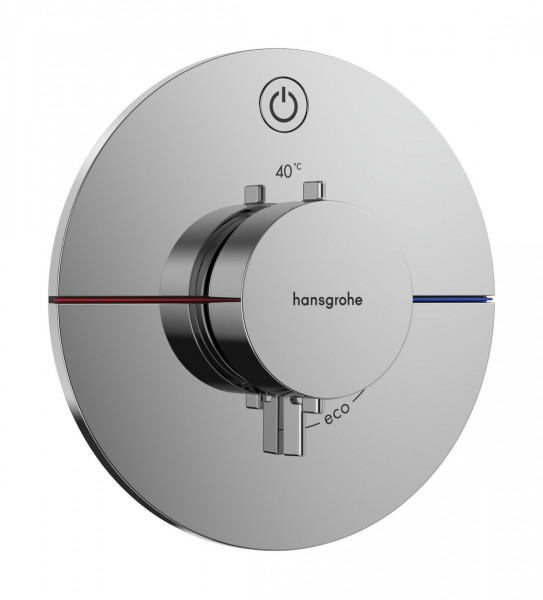 Thermostatische Douchemengkraan Hansgrohe ShowerSelect Comfort S 1 Verzonken uitgang Start/Stop ø155mm Chroom