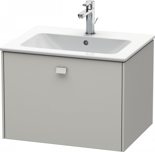 Wastafel Onderkast Duravit Brioso 1 lade, voor Lav. ME 620mm Betongrijs mat BR400100707