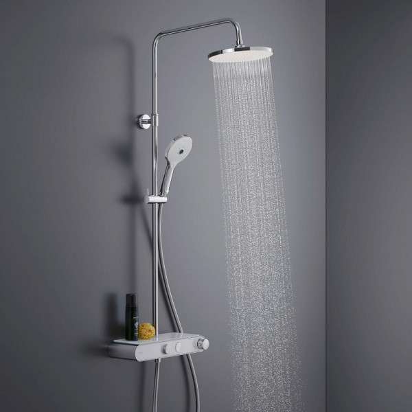 Regendouche Duravit Shower Systems Shelf 1050 Ø230mm Chroom/Wit TH4380008005