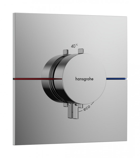 Thermostatische Douchemengkraan Hansgrohe ShowerSelect Comfort E 1 stopcontact Inbouw 155x155mm Chroom