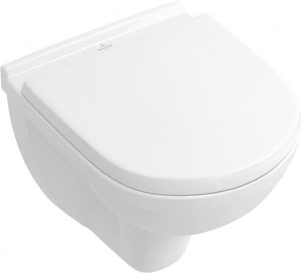 Villeroy en Boch Hangend Toilet O.Novo Diepspoeltoilet  Compact zonder spoelrand 5688R001