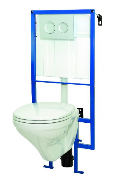 Allibert Pack WC Set Hangend Toilet LIVE-UP Wit