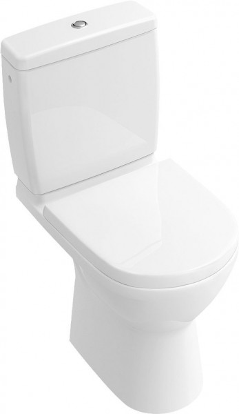 Villeroy en Boch Staand Toilet O.novo Holle Bodem Diepspoeltoilet zonder spoelrand Compact 5689R0R1