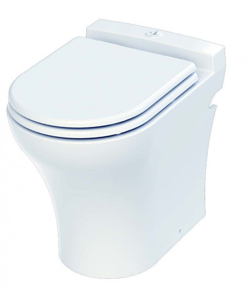 SFA Duoblok Toilet SANIMARIN Exclusiv, Medium LUXE met geïntegreerd liftsysteem, voor boot, 12V 355mm Wit SNEXML12