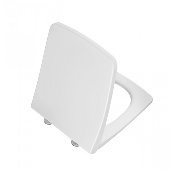 Softclose WC Bril Vitra Metropole Extra plat 441x366x22mm Edelweiss