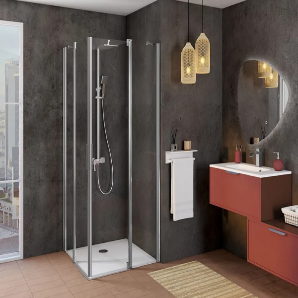 Draaideur Douche Allibert LAJA Draaien 890x2000mm Chroom