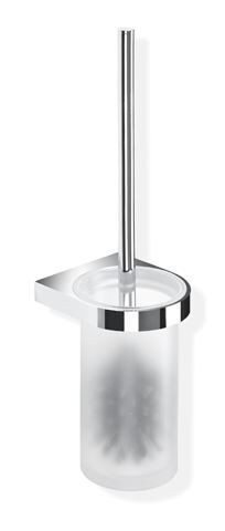 Hewi Toiletborstelhouder System 800 Chroom/Satijn Glas