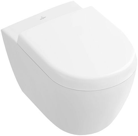 Villeroy en Boch Subway 2.0 toiletzitting met Quick Release scharnieren Wit