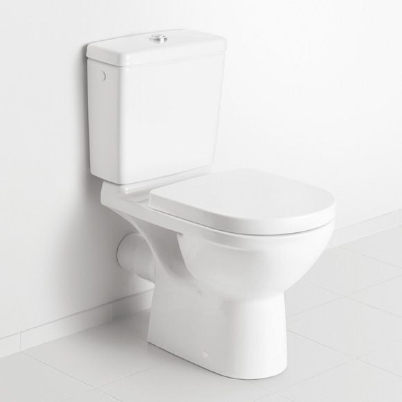 Villeroy Boch Staand Toilet O.novo Holle Bodem horizontale/ verticale evacuatie 56611001
