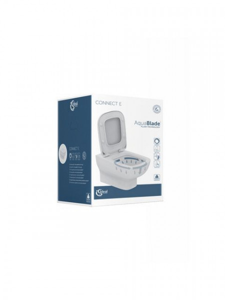 Ideal Standard Hangend Toilet CONNECT E Wit Randloos Toiletbril Soft Close ISI1224627
