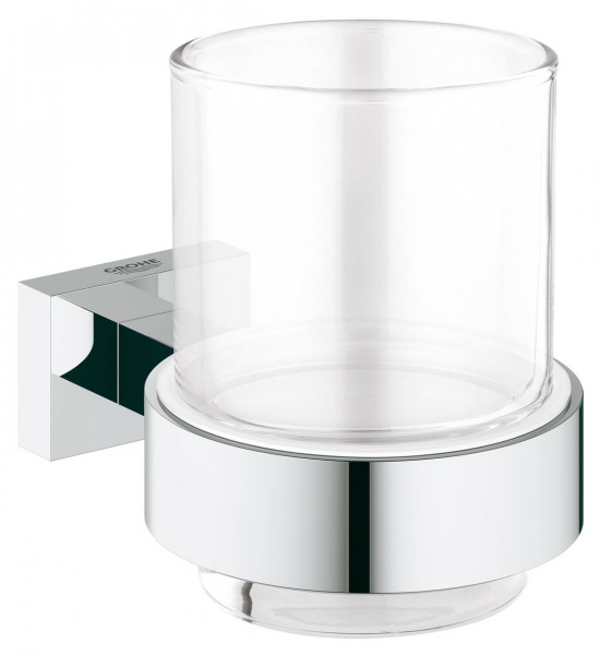 Grohe Tandenborstelhouder Essentials Cube Glas met standaard 40755001