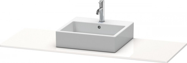 Wastafelblad Duravit XSquare linker wastafel 1400x550mm Betongrijs mat XS060GL0707 XS060GL0707