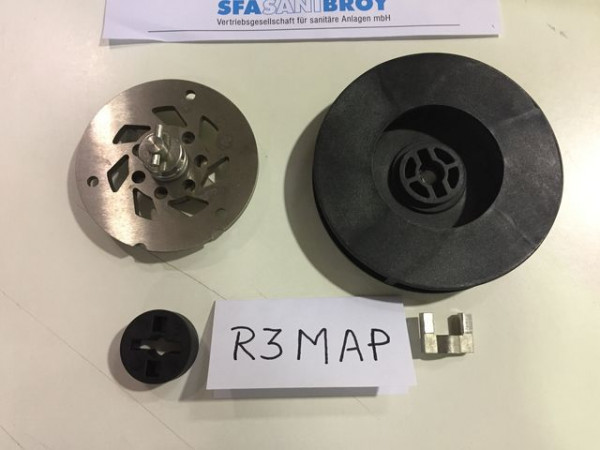 SFA messenset, adapter, pompwiel voor Cubic Pro/Classic R3MAP