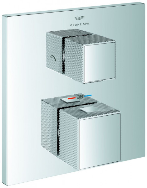 Thermostatische Douchemengkraan Grohe Allure Brilliant Private Collection 2 verkooppunten Chroom 24428000