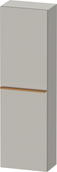 Wandmeubel Duravit D-Neo halve kolom, linker deur, bronzen handgreep 1320mm Betongrijs mat DE1318L04070000