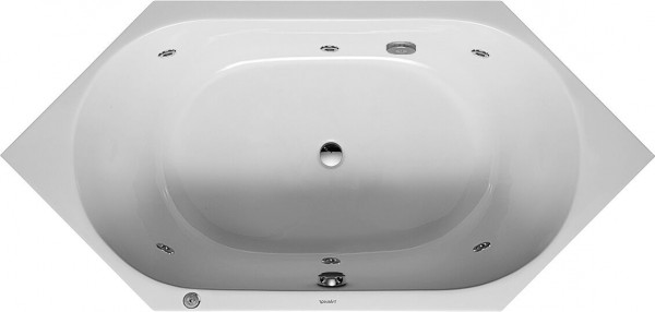 Duravit Whirlpool Bad 2 Persoons D-Code  Wit 1900x1900mm 760138000JP1000