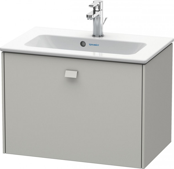 Wastafel Onderkast Duravit Brioso Compact, 1 lade, voor Lav. ME 620mm Betongrijs mat BR401000707