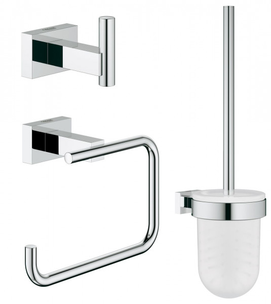 Grohe Badkamer accessoires set Essentials Cube 3 in 1 40757001