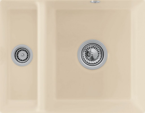 Villeroy en Boch Onderbouwspoelbak Subway 60 XU Handmatig Aftwateraar Alpenwit CeramicPlus