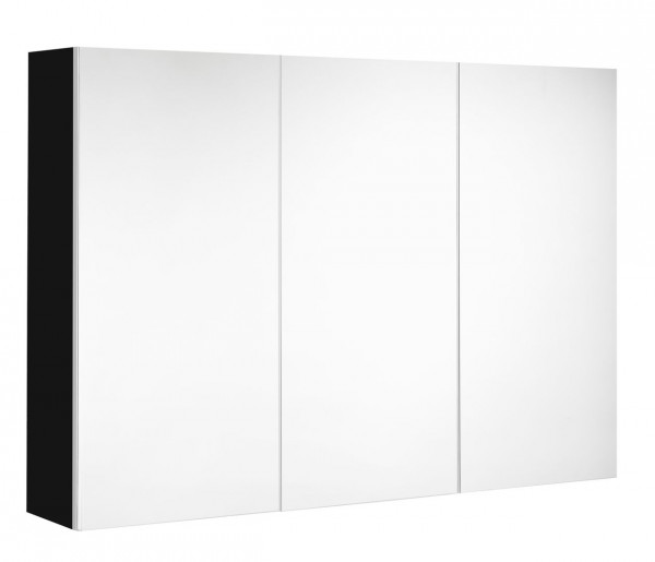 Allibert Spiegelkast NORDIK UTE 3 deuren 1000x650x180mm Ultra mat zwart