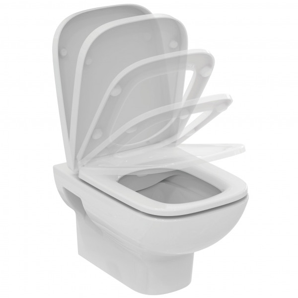 Hangend Toilet Set Ideal Standard i.life A Flensloos, 355x335x540mm Wit