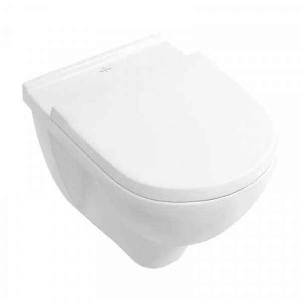 Villeroy en Boch Hangend Toilet O.novo Compact Wit Toiletbril Soft Close Quick Release 5688HR01