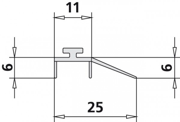 Kermi ATEA Horizontale afdichtingsring 985 mm (6034093)