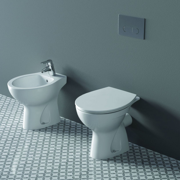 Staand Toilet Ideal Standard EUROVIT Standaard flens, horizontaal 360x395x500mm Wit